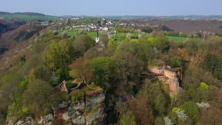 Link to Video | bird's-eye view, Rhineland-Palatinate, Saar, Germany, aerial shot, Trier-Saarburg