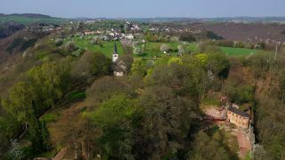 Link to Video | bird's-eye view, Rhineland-Palatinate, Saar, Germany, aerial shot, Trier-Saarburg