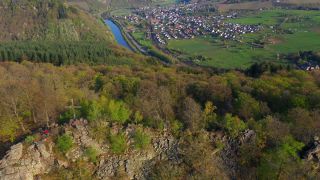 Link to Video | bird's-eye view, Rhineland-Palatinate, Saar, Germany, aerial shot, Trier-Saarburg
