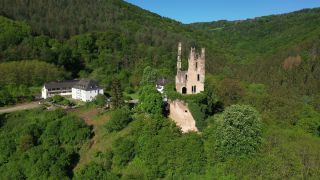 Link to Video | bird's-eye view, Rhineland-Palatinate, Eifel, Germany, Central Europe, aerial shot