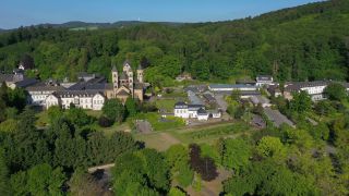 Link zum Video | Vogelperspektive, Rheinland-Pfalz, Eifel, Deutschland, Mitteleuropa, Luftaufnahme