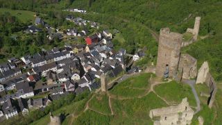 Link zum Video | Vogelperspektive, Rheinland-Pfalz, Eifel, Deutschland, Mitteleuropa, Luftaufnahme