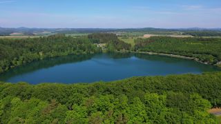 Link to Video | bird's-eye view, Rhineland-Palatinate, Eifel, Germany, Central Europe, aerial shot