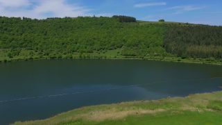 Link to Video | bird's-eye view, Rhineland-Palatinate, Eifel, Germany, Central Europe, aerial shot