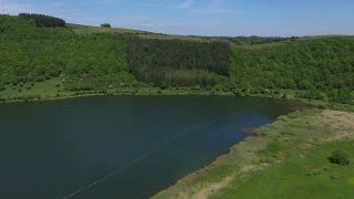 Link to Video | bird's-eye view, Rhineland-Palatinate, Eifel, Germany, Central Europe, aerial shot