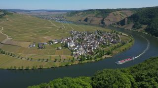 Link to Video | Rhineland-Palatinate, Moselle, Germany, river, Europe, aerial shot, Mosel-Saar-Ruwer