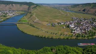 Link to Video | Rhineland-Palatinate, Moselle, Germany, river, Europe, aerial shot, Mosel-Saar-Ruwer