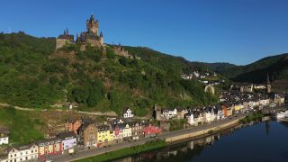 Link zum Video | Rheinland-Pfalz, Mosel, Deutschland, Fluss, Europa, Luftaufnahme, Mosel