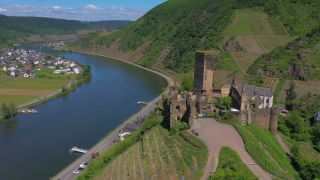 Link zum Video | Rheinland-Pfalz, Mosel, Deutschland, Fluss, Europa, Luftaufnahme, Mosel