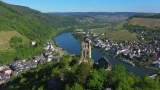 Link zum Video | Rheinland-Pfalz, Mosel, Deutschland, Fluss, Europa, Luftaufnahme, Mosel