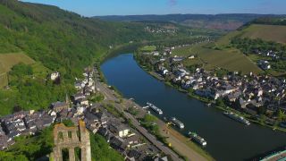 Link to Video | Rhineland-Palatinate, Moselle, Germany, river, Europe, aerial shot, Mosel-Saar-Ruwer