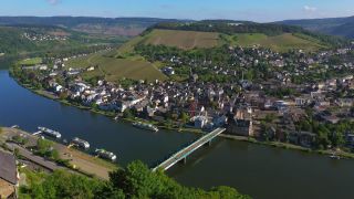 Link to Video | Rhineland-Palatinate, Moselle, Germany, river, Europe, aerial shot, Mosel-Saar-Ruwer