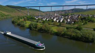 Link to Video | Rhineland-Palatinate, Moselle, Germany, river, Europe, aerial shot, Mosel-Saar-Ruwer