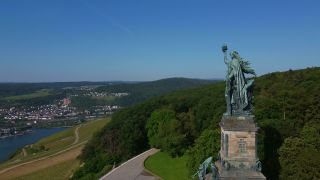 Link to Video | tourist destination, Germany, Europe, aerial shot, tourist attraction, tourism destination, Rhine, architectural structure, point of interest