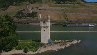 Link zum Video | Tourismusziel, Deutschland, Europa, Luftaufnahme, Sehenswürdigkeit, Tourismusregion, Rhein, Bauwerk, Point of Interest