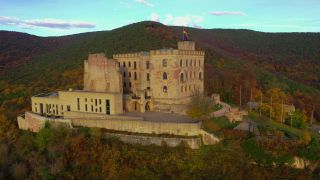 Link to Video | bird's-eye view, Rhineland-Palatinate, Germany, south west Germany, Palatinate, Europe, aerial shot, Mittelgebirge, Palatinate Forest