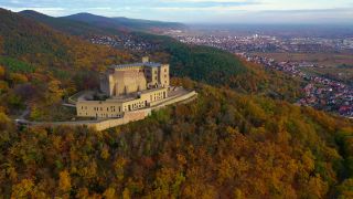 Link to Video | bird's-eye view, Rhineland-Palatinate, Germany, south west Germany, Palatinate, Europe, aerial shot, Mittelgebirge, Palatinate Forest