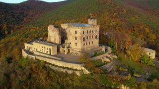 Link to Video | bird's-eye view, Rhineland-Palatinate, Germany, south west Germany, Palatinate, Europe, aerial shot, Mittelgebirge, Palatinate Forest