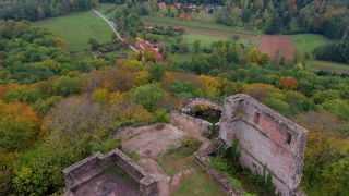 Link to Video | tree, Rhineland-Palatinate, autumn, forest, aerial shot, Mittelgebirge, Palatinate Forest