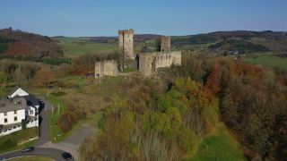 Link to Video | bird's-eye view, Rhineland-Palatinate, Eifel, Germany, aerial shot