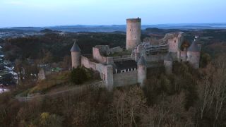 Link zum Video | Vogelperspektive, Rheinland-Pfalz, Eifel, Deutschland, Luftaufnahme