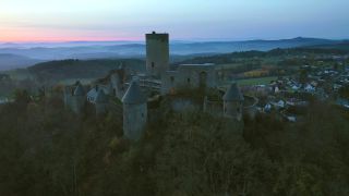 Link to Video | bird's-eye view, Rhineland-Palatinate, Eifel, Germany, aerial shot