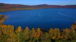 Link zum Video | Vogelperspektive, Rheinland-Pfalz, Eifel, Deutschland, Luftaufnahme