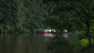 Link to Video | landscape, vacation, Rhineland-Palatinate, waterway, Saar, paid leave, cruise, leisure, Germany, river cruise ship, mode of transport, tourism region, cruise ship, river, travel, paid time off, transport, nature