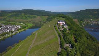 Link to Video | landscape, Rhineland-Palatinate, tourist destination, Moselbrücke Bullay, waterway, body of water, Wolf, Moselle, Germany, wine-producing region, vineyard, viticulture, river, Mosel-Saar-Ruwer, Moselle Valley