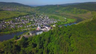 Link to Video | landscape, Rhineland-Palatinate, tourist destination, Moselbrücke Bullay, waterway, body of water, Wolf, Moselle, Germany, wine-producing region, vineyard, viticulture, river, Mosel-Saar-Ruwer, Moselle Valley