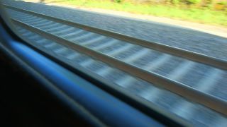 Link to Video | track, view, train ride, Fenster, speed, vehicle, transport, train, mobility