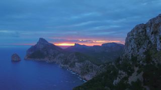 Link to Video | Cap de Formentor, bird's-eye view, tourist destination, sea, steep coast, cape, island, landform, Spain, aerial shot, Mediterranean Sea, tourist attraction, Balearic Islands, Vogelperspektive, Mediterranean Basin, Mallorca, coast, mediterranean sea