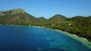 Link to Video | Cap de Formentor, landscape, tourist destination, Spain, bay, forest, Mediterranean Sea, Balearic Islands, Mediterranean Basin, nature, Mallorca, coast, mediterranean sea
