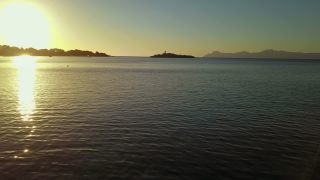 Link zum Video | Vogelperspektive, Tourismusziel, Meer, Alcudia Port, Spanien, Luftaufnahme, Mittelmeer, Balearische Inseln, Mittelmeerraum, Mallorca, Mittelmeer