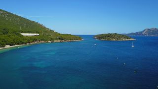 Link to Video | Cap de Formentor, landscape, tourist destination, Spain, bay, forest, Mediterranean Sea, Balearic Islands, Mediterranean Basin, nature, Mallorca, coast, mediterranean sea