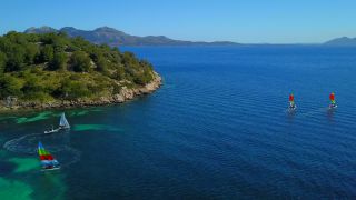 Link to Video | Cap de Formentor, landscape, sea, Spain, aerial shot, Mediterranean Sea, Balearic Islands, Mallorca, nature, Mallorca
