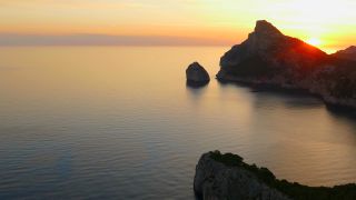 Link to Video | Cap de Formentor, landscape, time of the day, rock, sea, cape, sunrise, Serra de Tramuntana, mountain range, Mediterranean Sea, Balearic Islands, scenic viewpoint, Mediterranean Basin, morning, nature, Mallorca