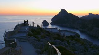 Link to Video | Cap de Formentor, landscape, time of the day, rock, sea, cape, sunrise, Serra de Tramuntana, mountain range, Mediterranean Sea, Balearic Islands, scenic viewpoint, Mediterranean Basin, morning, nature, Mallorca