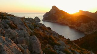 Link to Video | Cap de Formentor, landscape, time of the day, rock, sea, cape, sunrise, Serra de Tramuntana, mountain range, Mediterranean Sea, Balearic Islands, scenic viewpoint, Mediterranean Basin, morning, nature, Mallorca