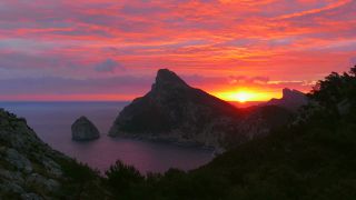Link to Video | Cap de Formentor, landscape, time of the day, rock, sea, cape, sunrise, Serra de Tramuntana, mountain range, Mediterranean Sea, Balearic Islands, scenic viewpoint, Mediterranean Basin, morning, nature, Mallorca