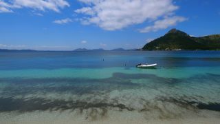 Link to Video | Cap de Formentor, blue, tourist destination, sea, water, Spain, bay, Mediterranean Sea, tourism, Balearic Islands, Mallorca, coast
