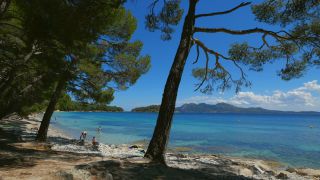 Link to Video | Cap de Formentor, blue, tourist destination, sea, water, Spain, bay, Mediterranean Sea, tourism, Balearic Islands, Mallorca, coast