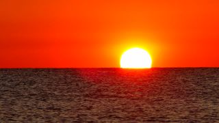 Link to Video | landscape, Alcudia beach, surf, water, Spain, Mediterranean Sea, Balearic Islands, red sky at morning, Mediterranean Basin, morning, nature, Mallorca, coast