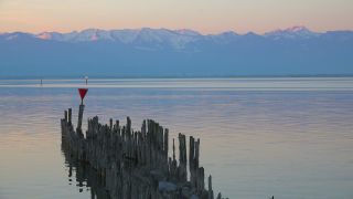 Link to Video | Alps, Germany, breakwater, lake, water, Lake Constance, Southern Germany, mountain range, Wasserburg am Bodensee, wooden fence, land waters, Baden-Württemberg
