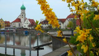 Link to Video | lake, Pfarrkirche, Christian Church, Lake Constance, Southern Germany, Wasserburg am Bodensee, Bavaria