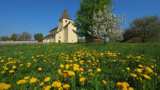 Link to Video | spring, Reichenau Island, religious building, Christian Church, Lake Constance, Southern Germany, Insel Reichenau, Baden-Württemberg