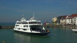 Link to Video | Friedrichshafen, Zeppelin Museum Friedrichshafen, ferry ship, Friedrichshafen, Lake Constance, port, Southern Germany, ferry shipping, Baden-Württemberg