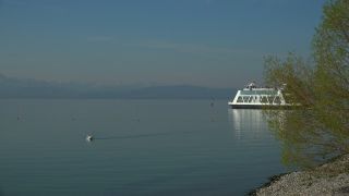Link to Video | Friedrichshafen, ferry ship, Friedrichshafen, Lake Constance, Southern Germany, ferry shipping, Baden-Württemberg