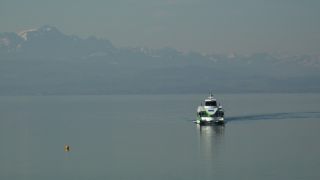 Link zum Video | Friedrichshafen, Fähre, Friedrichshafen, Bodensee, Süddeutschland, Fährschifffahrt, Baden-Württemberg