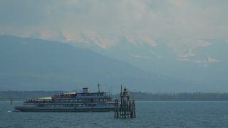 Link zum Video | Lindau, Schifffahrt, See, Fähre, Bodensee, Verkehrsmittel, Gebirge, Fährschifffahrt, Transport